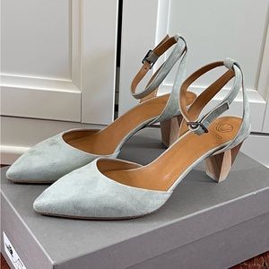 COCLICO suede block heels - Never worn!